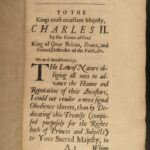 1683 1ed James Ussher Power of Kings vs Church Ireland Charles II England RARE
