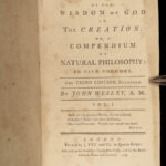 1777 John Wesley Survey of Philosophy Spirits Gunpowder Microscope Discoveries 4v