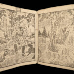 1868 Japanese Tale of Genji Muromachi Kunisada Illustrated Samurai Geisha 3v