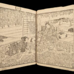 1868 Japanese Tale of Genji Muromachi Kunisada Illustrated Samurai Geisha 3v