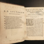1585 1ed Sententiae Portuguese Eborense Cicero Laelius de Amicitia Philosophy 2v