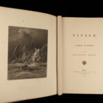 1867 1ed Vivien Alfred Tennyson GUSTAVE DORÉ Idylls of the King Arthur Guinevere