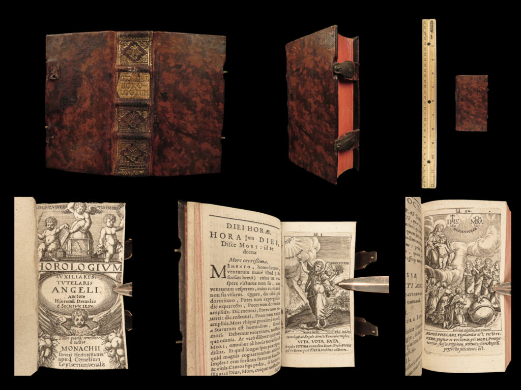 1627 guardian angels vs demons jesuit drexel mysticism zodiac horologium munich | <em>“all wizards and witches are the professed and sworn enemies of god. O prince, o king, let not witches live! ”</em> <em> </em>– jeremias drexel   jeremias drexel was a 17<sup>th</sup>-century jesuit writer and preacher, who ultimately gave up preaching to teach and write. His works surround christian living, truth, and virtues of life. One of his most important treatises was his “<em>angel-guardian’s clock</em>” – a study of guardian angels and the catholic church’s promotion of the cult of the guardian angels. Each section of the work, or ‘hour’, focuses on drexel’s direction on death, prayer, worship, and life all of which are written from his own guardian angel.