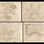 1870 Thiers ATLAS to French Revolution France Battle Plans 32 Double-Page MAPS