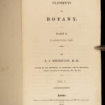 1812 1ed Elements of BOTANY Illustrated Flowers 176 Plant Engravings Linnaeus 2v