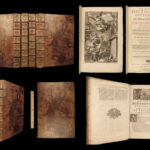 1699 FAMOUS Louis Moreri Historical Dictionary RARE Encyclopedia HUGE 4v SET
