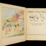 1933 DISNEY 1ed Three Little Pigs Silly Symphonies Illustrated Red Riding Hood