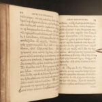 1745 ARISTOTLE Poetics Greek Literature Philosophy Goulston Glasgow Scotland