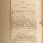 1745 ARISTOTLE Poetics Greek Literature Philosophy Goulston Glasgow Scotland