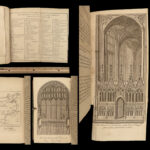 1777 Walk in Canterbury England Illustrated Cathedral Castle MAP Monks Gostling