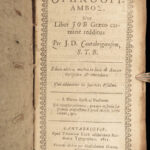 1653 Threnonthrambos BOOK JOB Greek Latin Bible English James Duport Cambridge