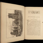 1887 John Bunyan Pilgrim’s Progress Puritan RARE Oak Binding from HIS CHURCH