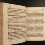 1679 1ed Manuale Eorum Omnium Catholic Rites Prayers + SPANISH Epiphany Vows