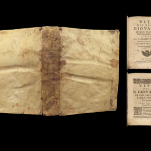 1673 Life Saint Facond Bishops of Burgos SPAIN Order of Saint Augustine Italian