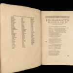 1549 FROBEN Greek Anthology 1ed Brodeau Greece Philosophy Planudean Palatine