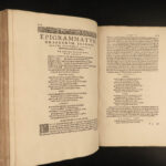 1549 FROBEN Greek Anthology 1ed Brodeau Greece Philosophy Planudean Palatine