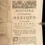 1692 Spanish Conquest of Mexico Solis Aztec Hernan Cortes Montezuma Cortez MAPS