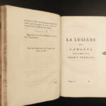 1776 The Lusiad de Camoes Portuguese Voyages & Exploration Os Lusiadas 2v Trade