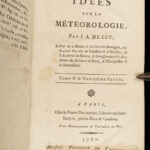 1787 Meteorology & Electricity Experiments SCIENCE Swiss Deluc + RARE PROVENANCE