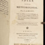 1787 Meteorology & Electricity Experiments SCIENCE Swiss Deluc + RARE PROVENANCE