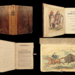 1848 INDIANS 1st ed George Catlin on Native Americans Sioux Illustrated Swedish