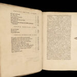 1521 ALDINE Quintilian Institutio Oratoria Rhetoric Speeches ROME Famed Aldus