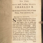 1684 King Charles I England Royal Martyr Perrinchief Queen Anne London Royalist