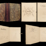 1861 Mathematics Manuscript Decimals & Fractions Geometry Arithmetic Cipher