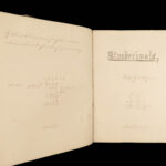 1861 Mathematics Manuscript Decimals & Fractions Geometry Arithmetic Cipher