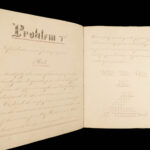 1861 Mathematics Manuscript Decimals & Fractions Geometry Arithmetic Cipher