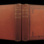 1881 Charles Darwin ORIGIN of Species + Descent of Man Evolution Biology Science