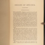 1881 Charles Darwin ORIGIN of Species + Descent of Man Evolution Biology Science