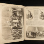 1858 HUGE Illustrated London News Oregon SLAVES Utah Mormon War Siege of Delhi