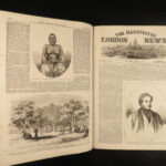 1858 HUGE Illustrated London News Oregon SLAVES Utah Mormon War Siege of Delhi