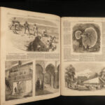 1858 HUGE Illustrated London News Oregon SLAVES Utah Mormon War Siege of Delhi