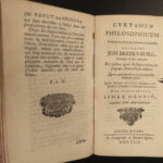 1696-1731 1ed Baruch Spinoza Philosophy Fenelon Boulainvilliers Metaphysics