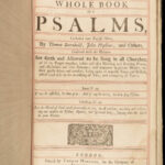 1710 HUGE Pulpit FOLIO Anglican Common Prayer Book Bible Psalms Bishops Newcomb