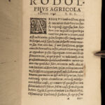 1548 Rodolphus Agricola De Inventione Dialectica Dutch Humanism Rhetoric & Logic