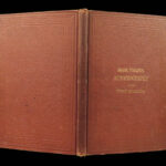 1871 Mark Twain 1st Burlesque Autobiography and First Romance Illustrated