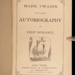 1871 Mark Twain 1st Burlesque Autobiography and First Romance Illustrated