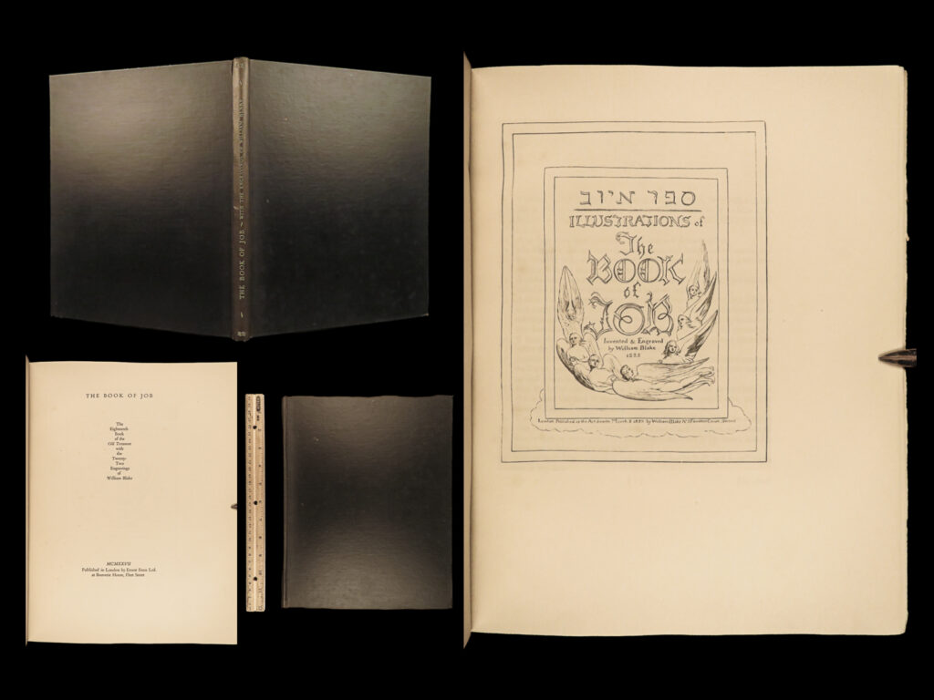 1927 william blake art 1ed bible illustrations book of job engravings famous | william blake was an english poet and painter whose work was underappreciated during his lifetime. One of his best and most important works was “<em>illustrations of the book of job</em>” – blake’s pictorial interpretations of the book of job. According to both schoenherr and essick, these works of art are blake’s greatest masterpieces.   this set of 21 engravings shows the progression of the life and story of job. This 1927 edition reprints blakes original plates from the british museum paired with the text of job from the bible!