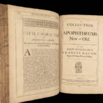 1671 ENGLISH Francis Bacon Resuscitatio Philosophy Natural History Science FOLIO