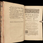 1730 Slavery Voyages 1ed Marchais AFRICA Whydah Maps Labat Sea Monsters 3v RARE