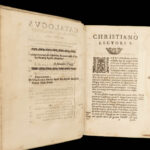 1652 Saint Augustine Letters Pope Boniface Hilary Bible Philosophy Theology RARE