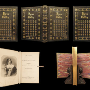 1867 LORD BYRON Beauties Gallery Women Poetry Don Juan EXQUISITE Fine Binding