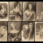 1867 LORD BYRON Beauties Gallery Women Poetry Don Juan EXQUISITE Fine Binding