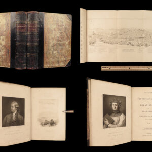 1880 famed edward gibbon roman empire decline & fall of caesar rome illustrated