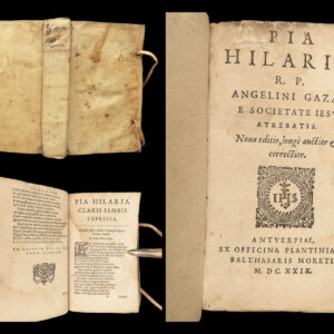 1629 Saint Hilary Poitiers Early Church Pia Hilaria Gazet Jesuit Plantin Press