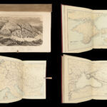 1857 Crimean WAR Russia Illustrated Battle MAPS Ottoman Turks Nolan 8v SET
