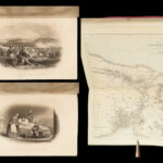 1857 Crimean WAR Russia Illustrated Battle MAPS Ottoman Turks Nolan 8v SET